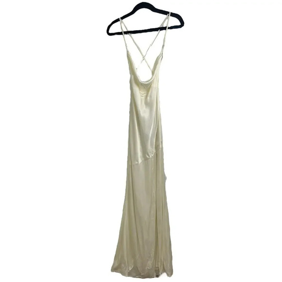 Michael Costello x Revolve Cecelia Gown Ivory Size XS NWT - Picture 4 of 8